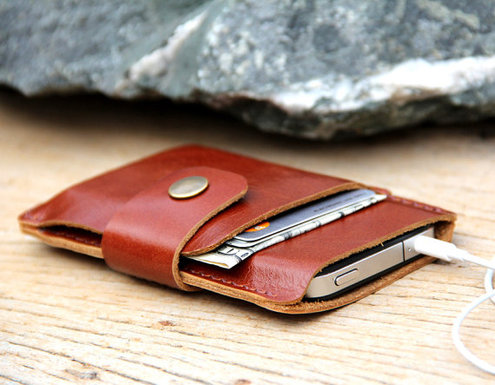 Handmade Leather IPhone Wallets ManMadeDIY