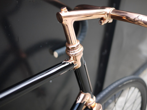 Copper cheap bike frame