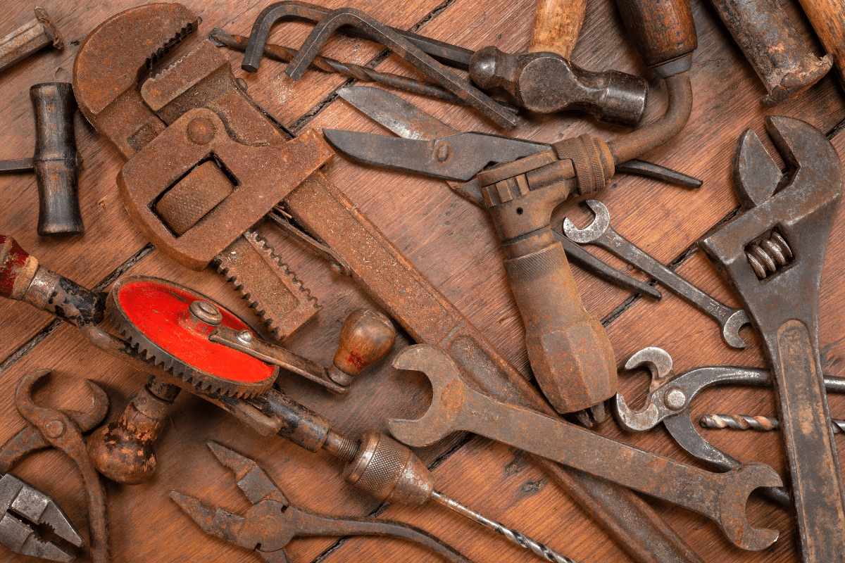 Rust tools. Старые инструменты. Инструменты раст.