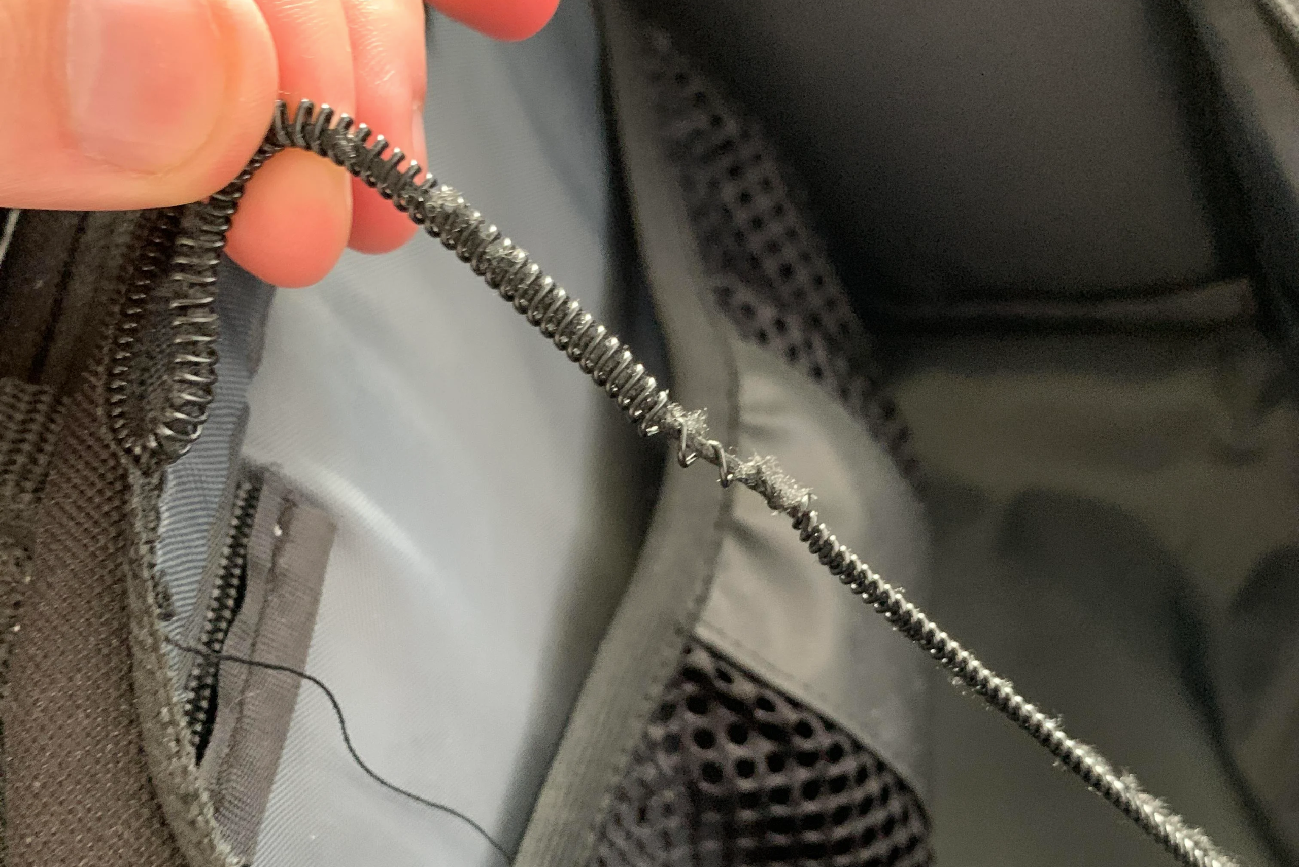 How to Repair a Zipper when the Slider Has Come Off Completely