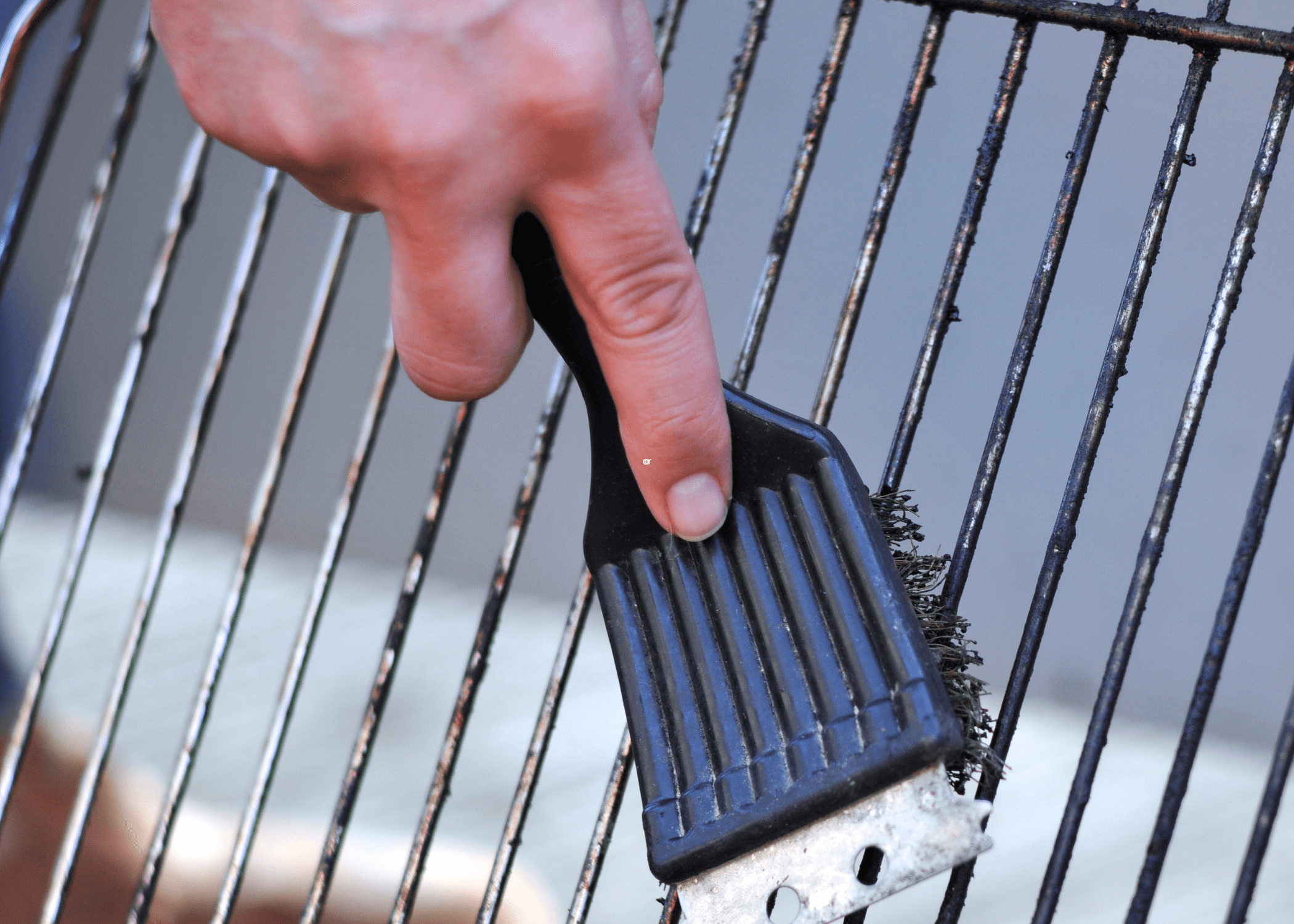 scrub brush for cleaning grill