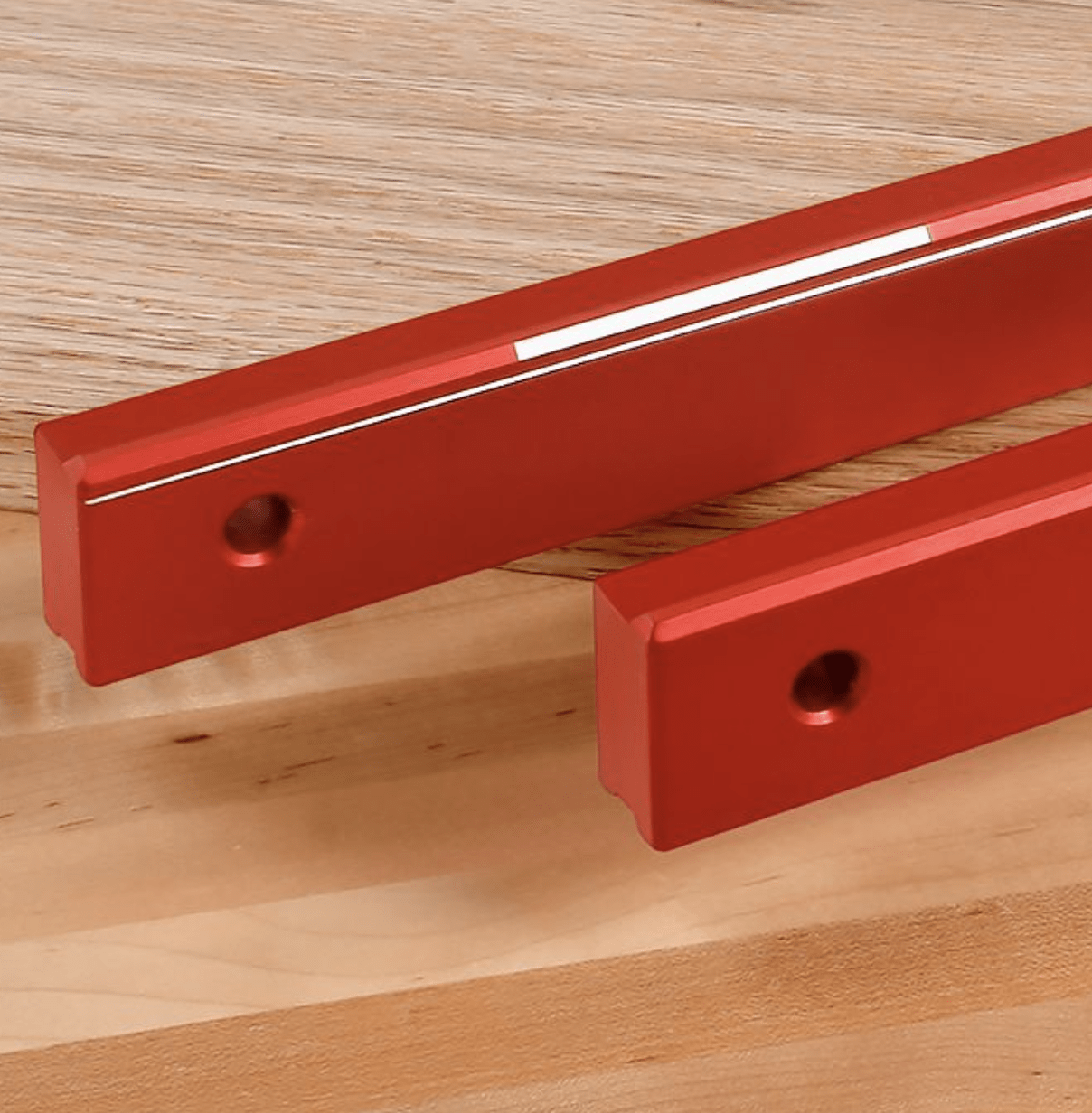 close up of red winding sticks