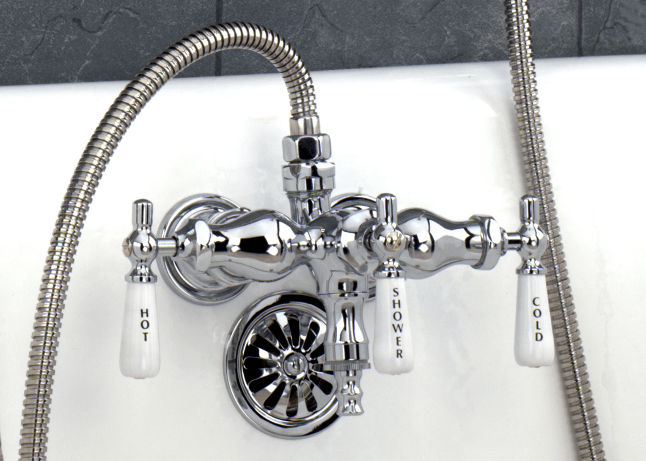 cartridge faucet in a shower