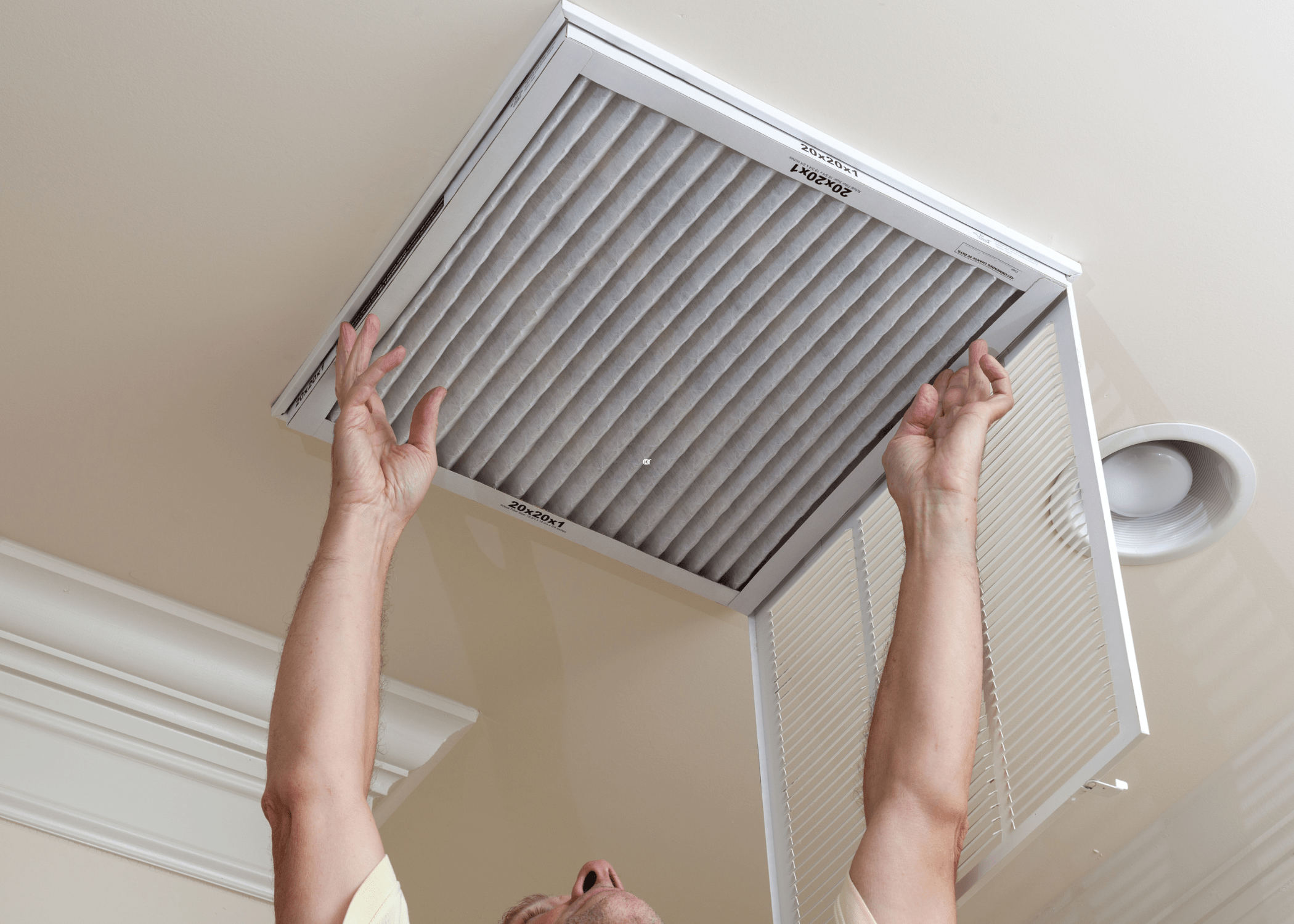 replacing an air filter