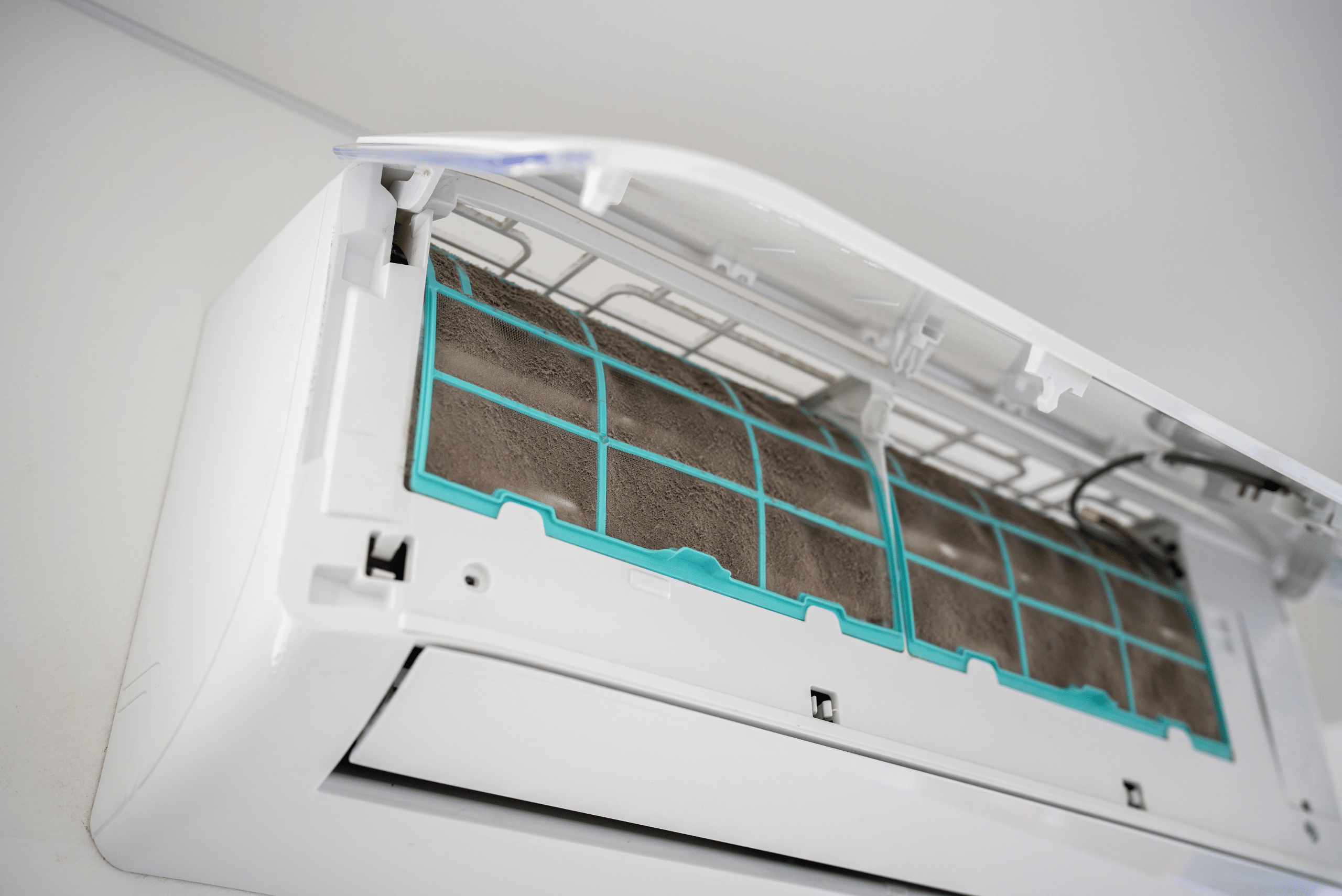 Dusty A/C unit filter