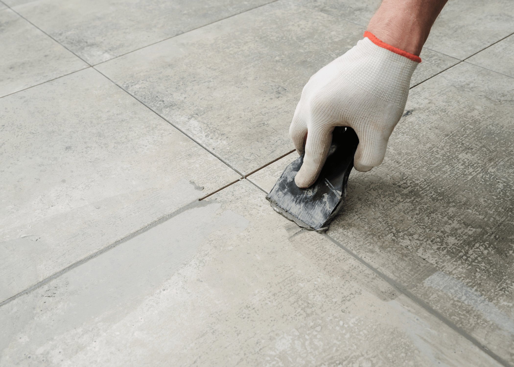 cleaning grout lines