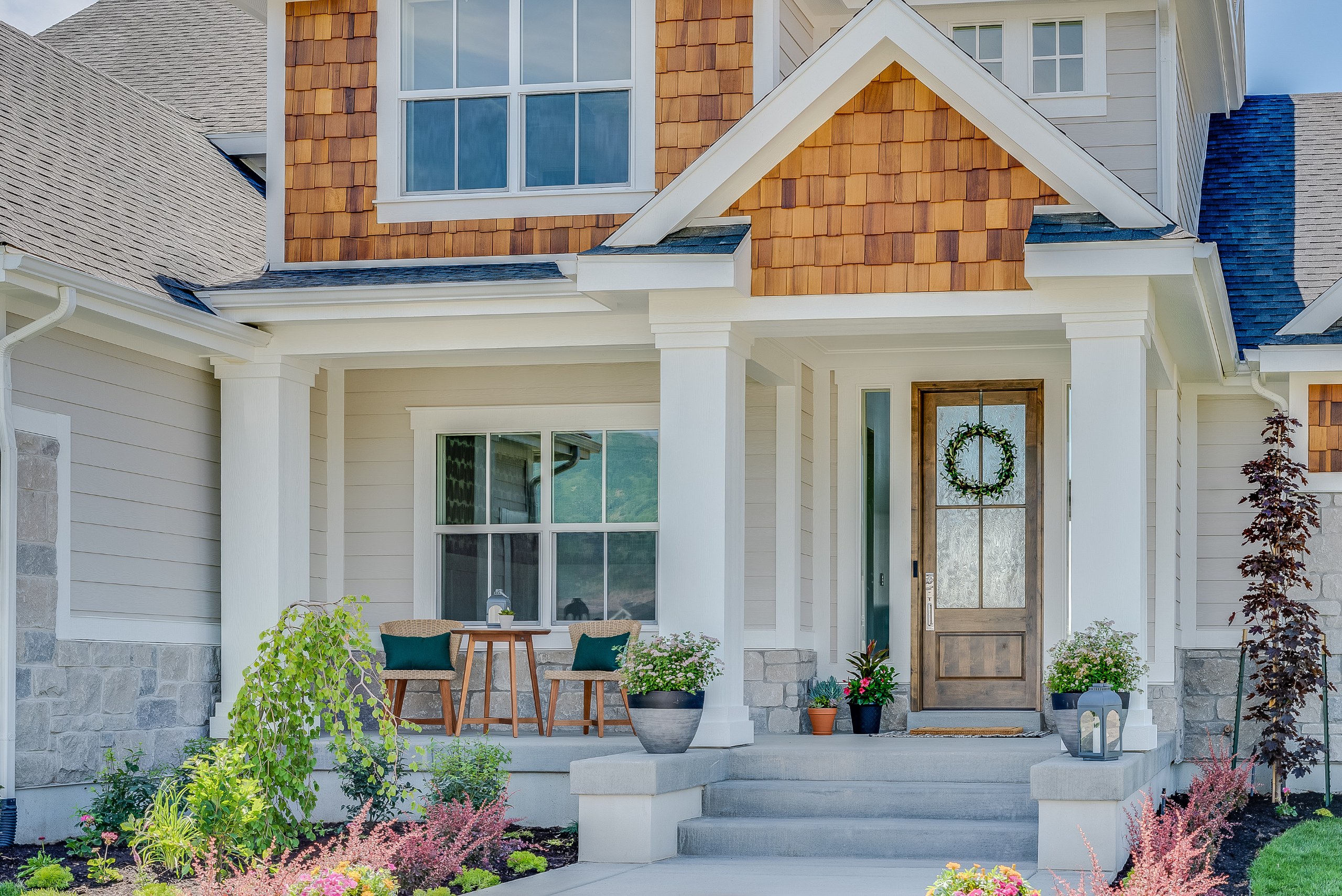 Front door of a house.