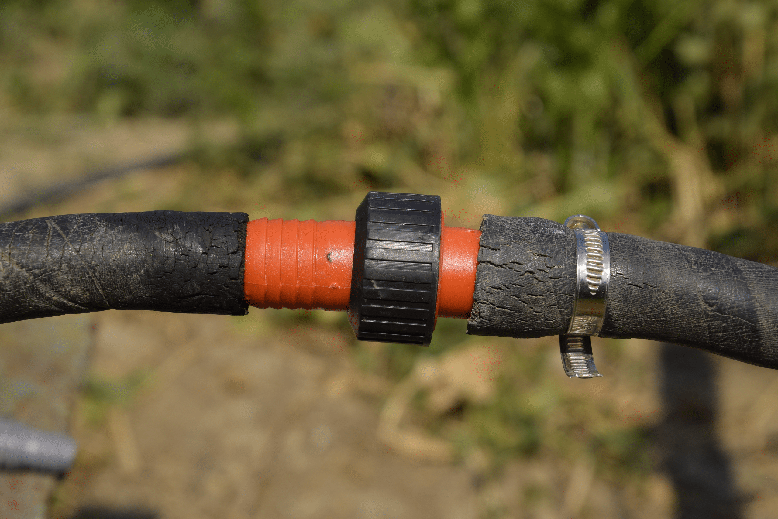 Garden hose attachment.