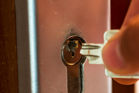 Key broken inside of a lock.