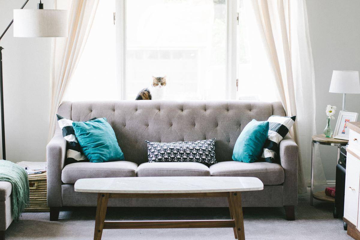 Grey couch