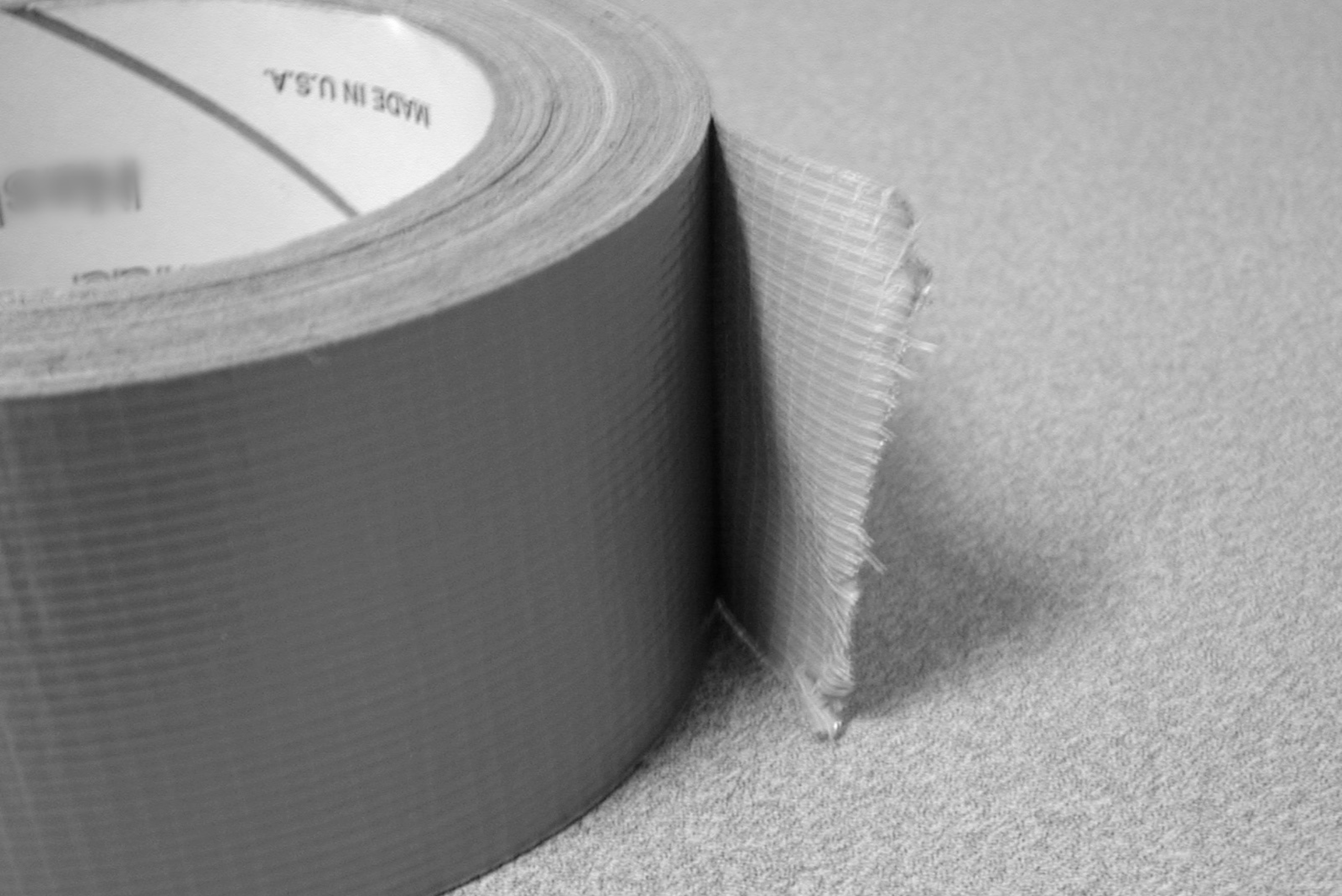 Closeup of a duct tape roll.