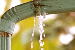 How to Repair a Leaky House Gutter