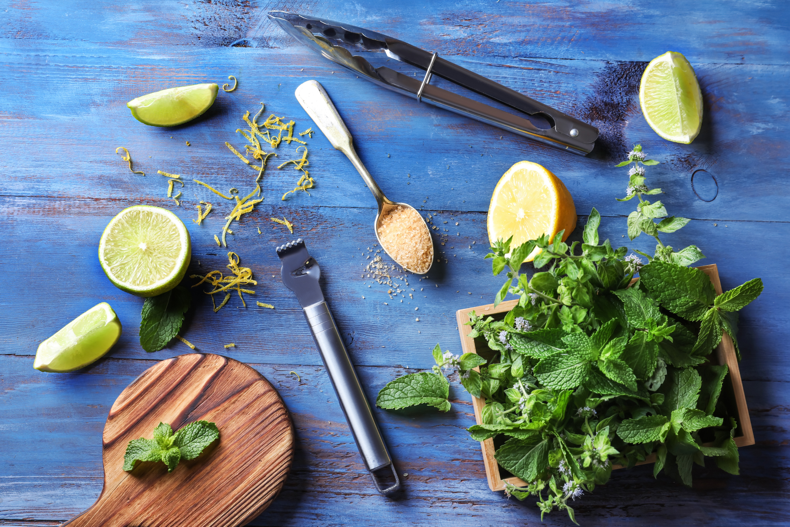 Assortment of lemons and limes.