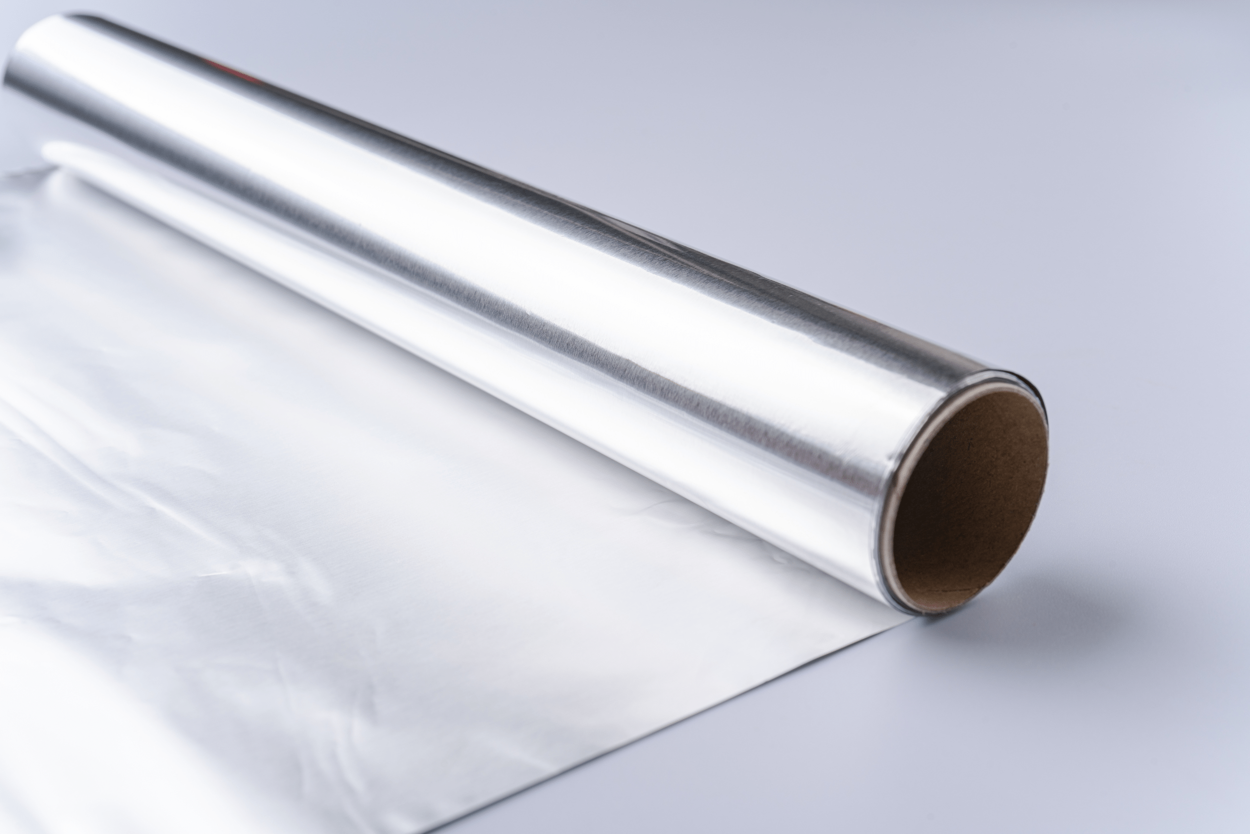 Aluminum foil wrap roll.