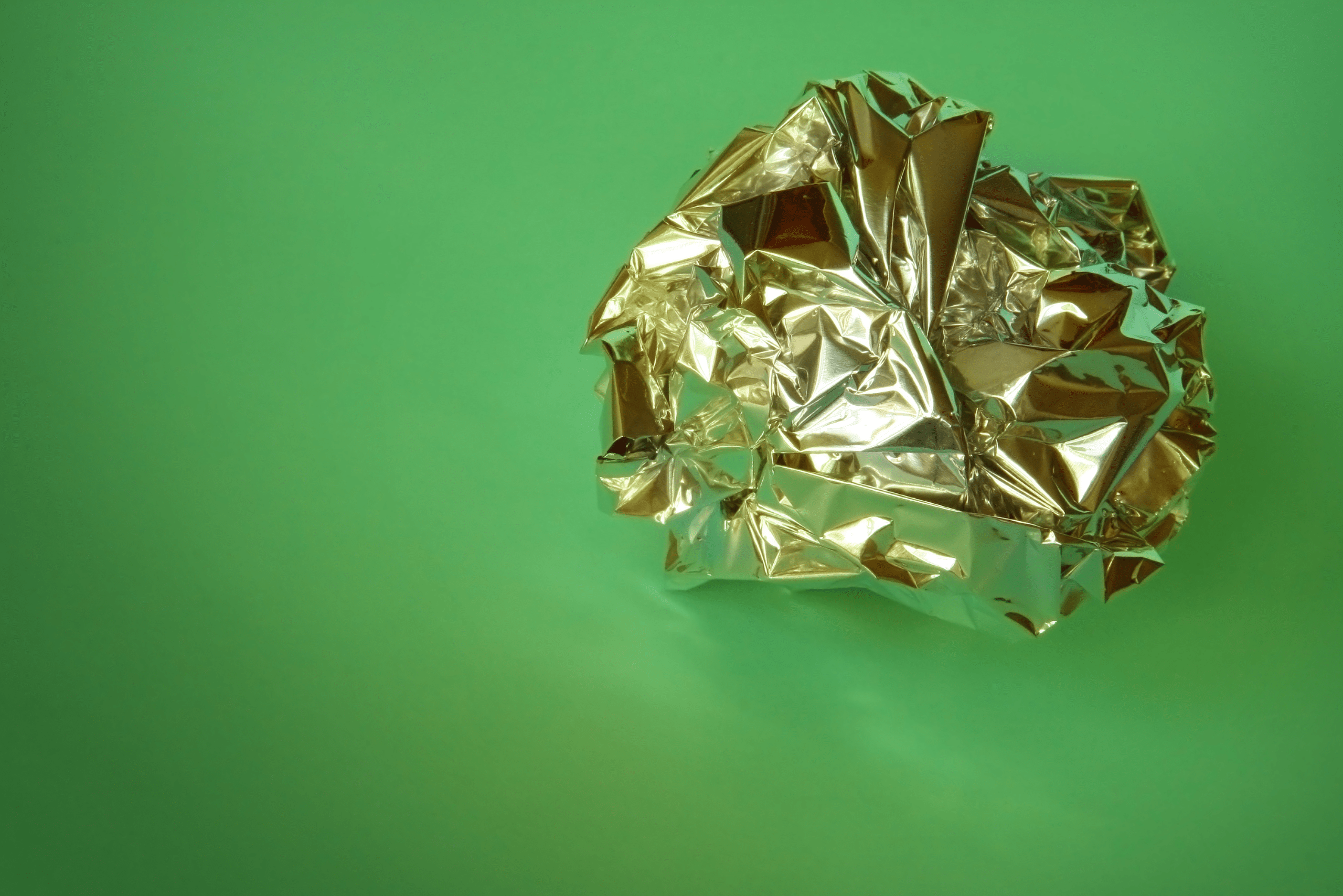 A tinfoil ball.