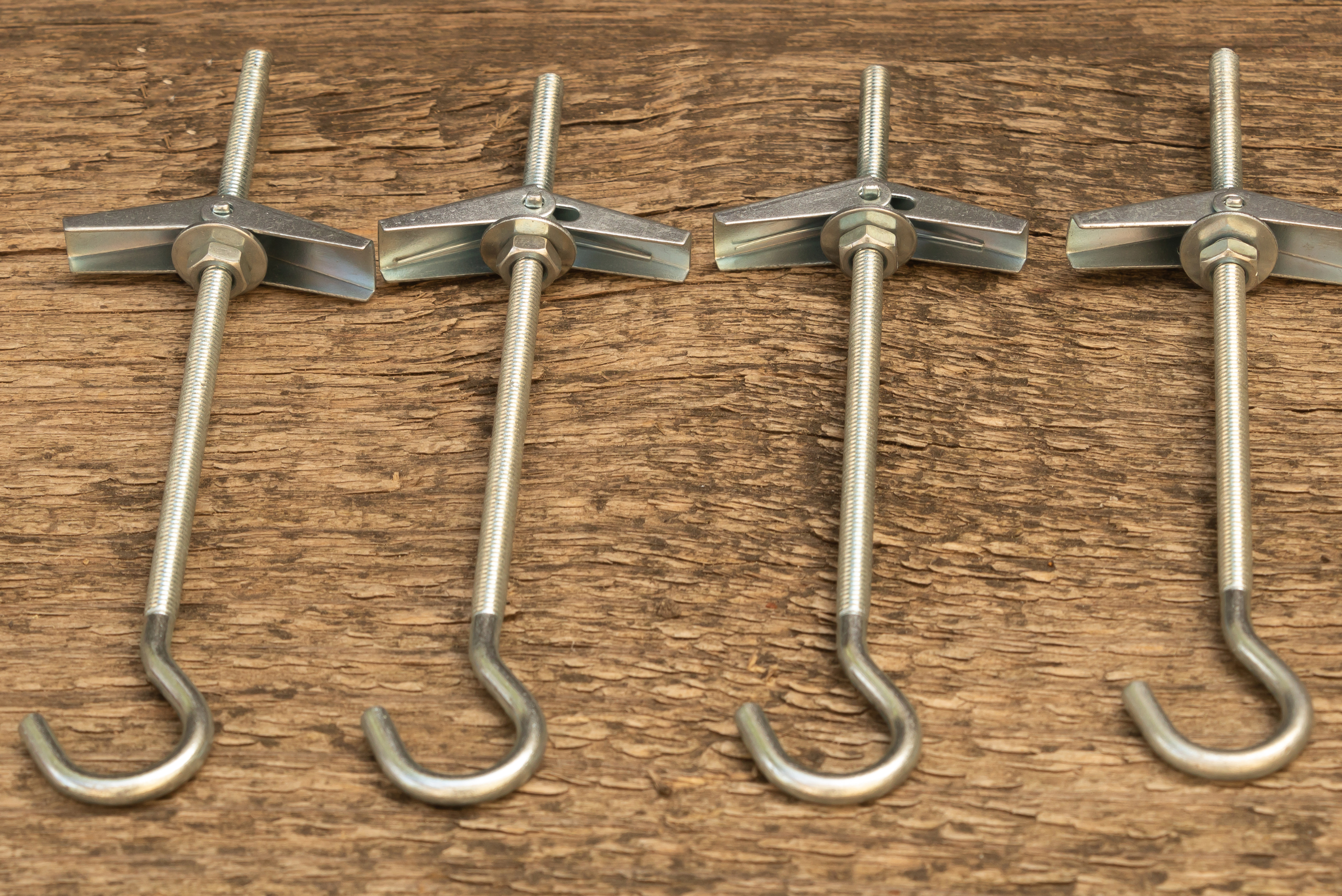 Toggle bolts.