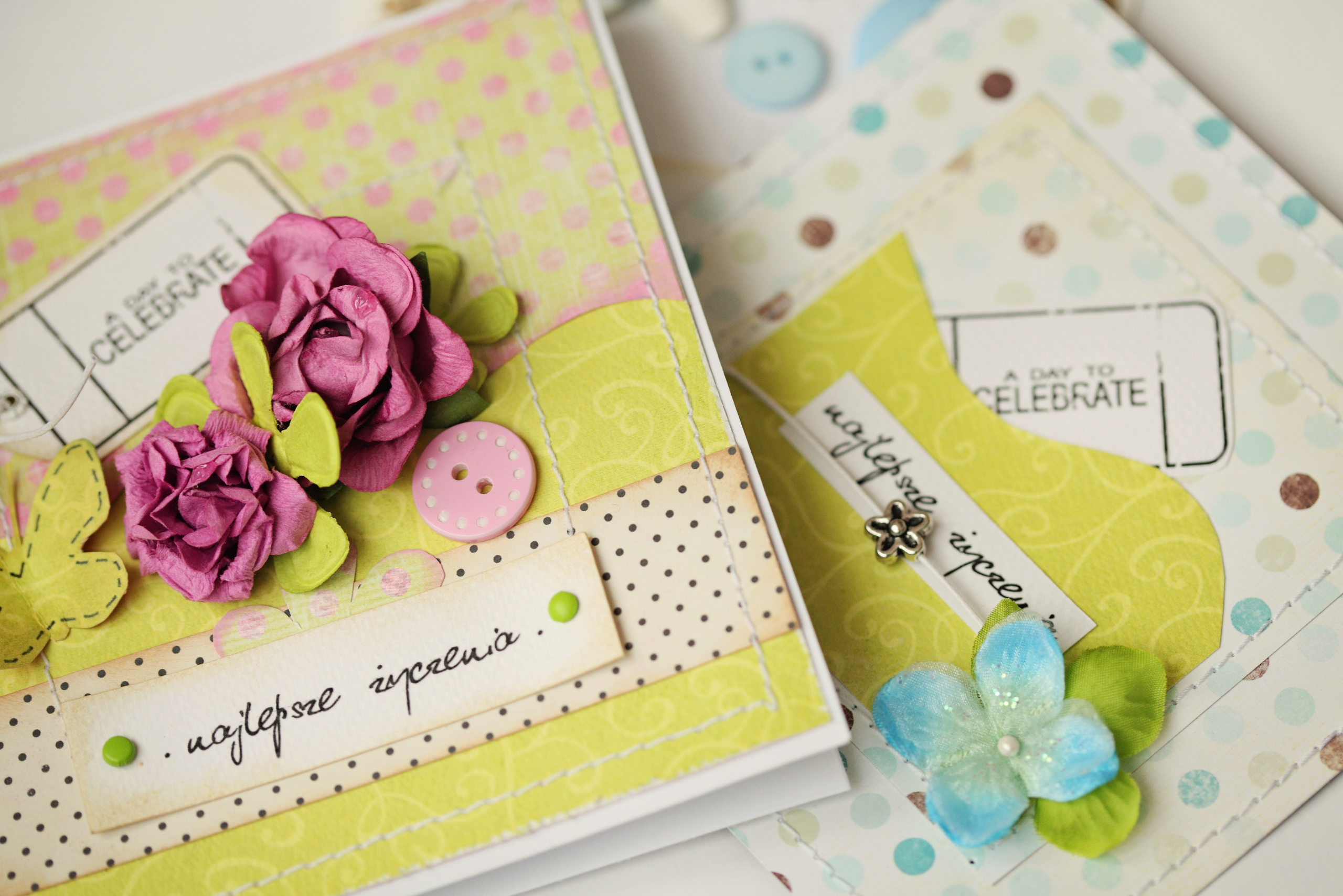 Colorful greeting card.