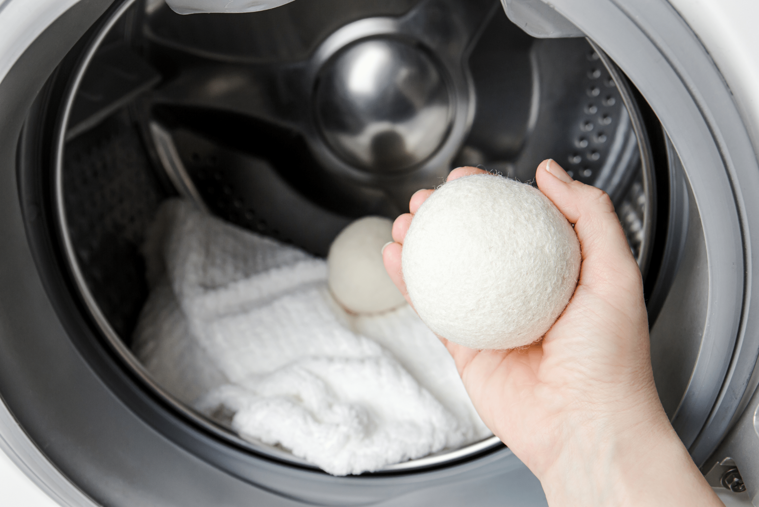 Towel in dryer machine.