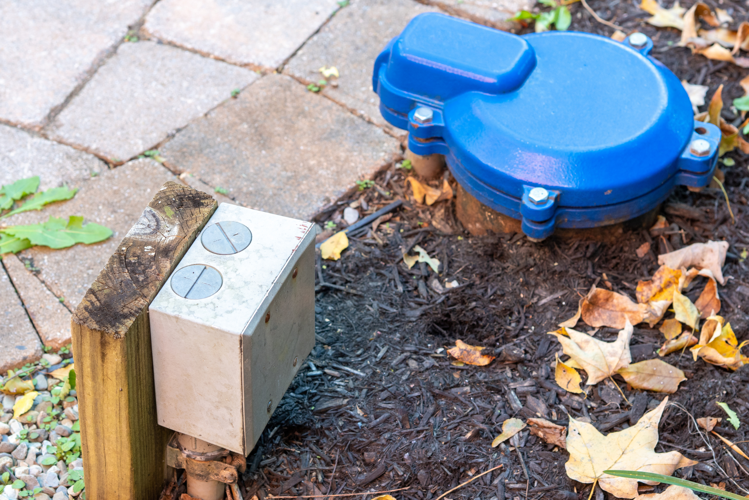 Water pump for an underground well.