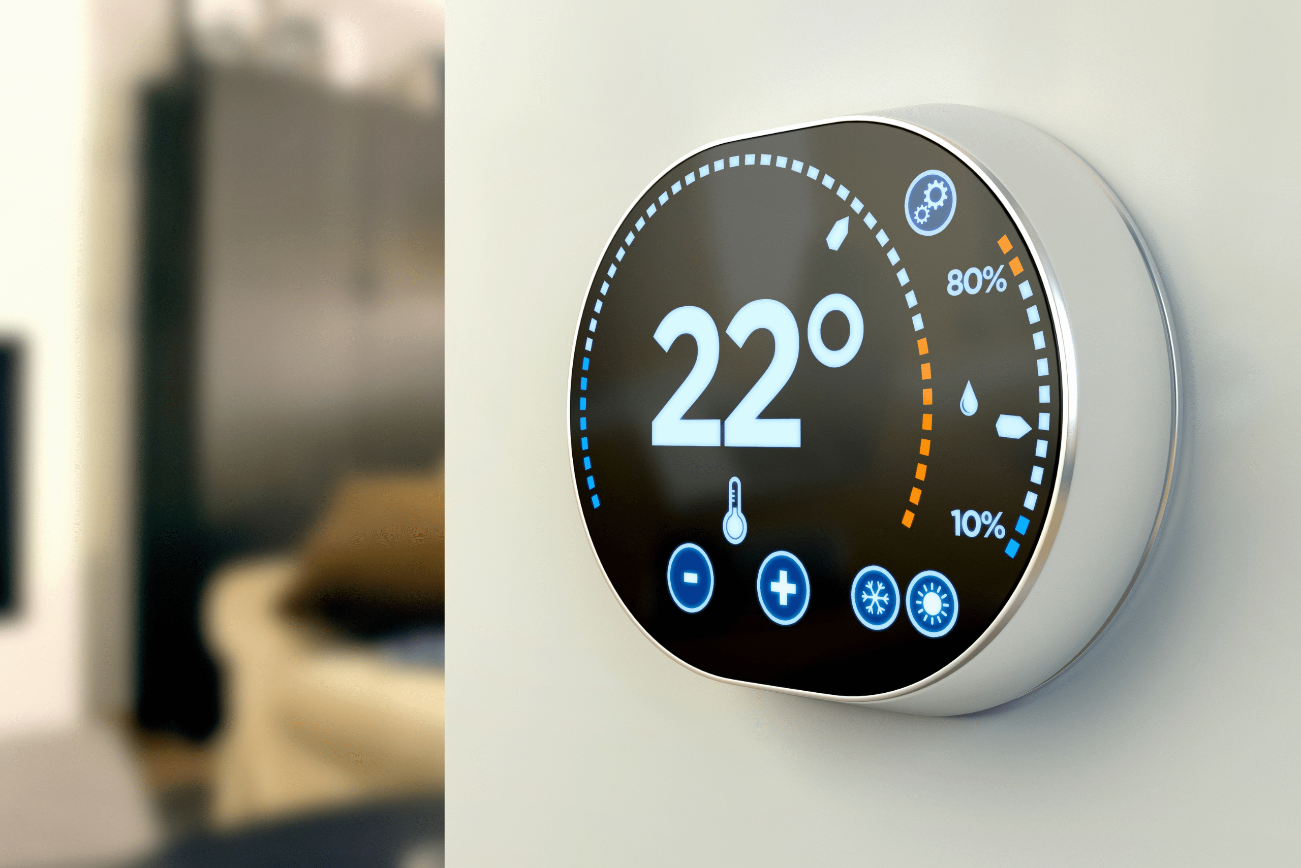 Smart thermostat.