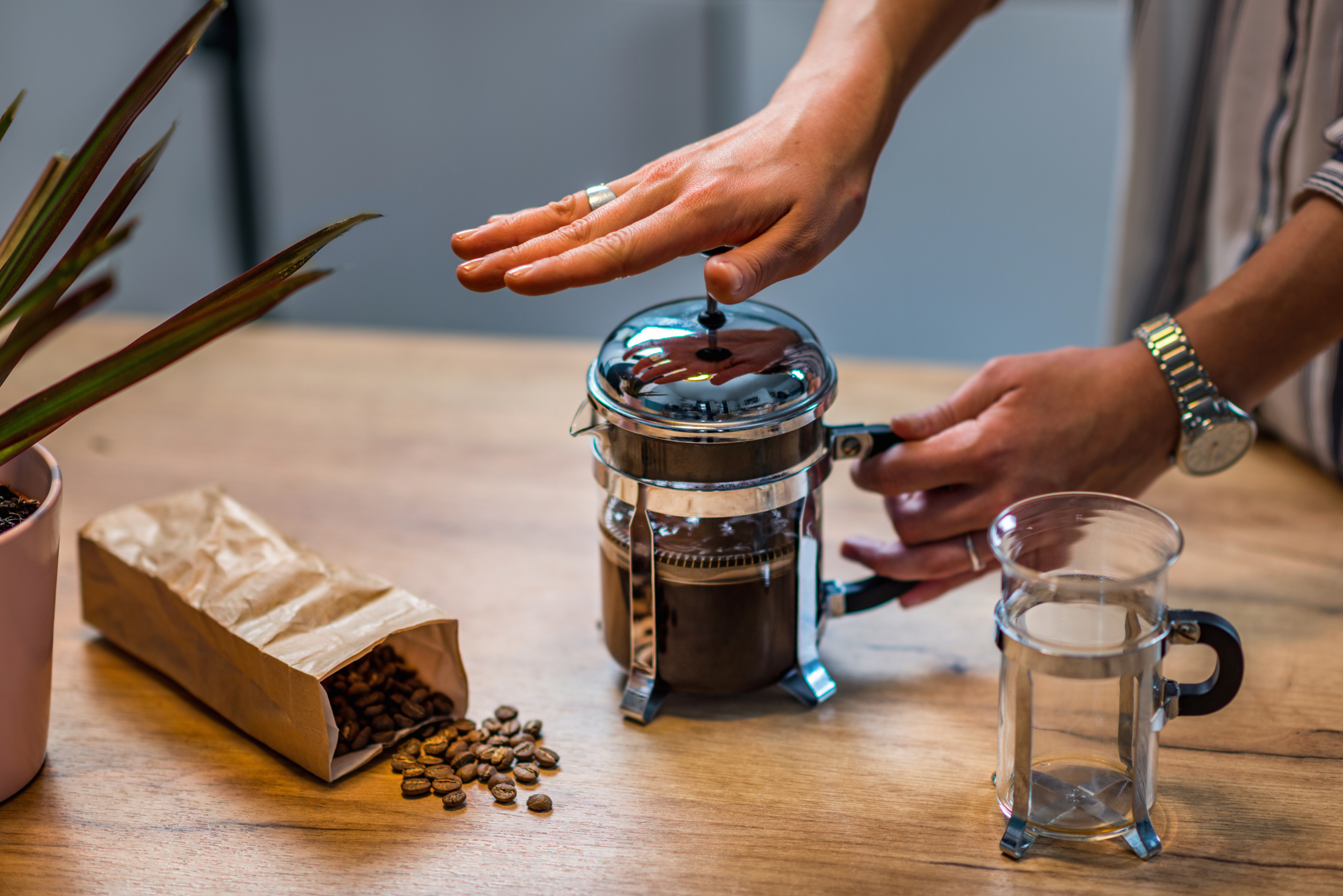 French press coffee.